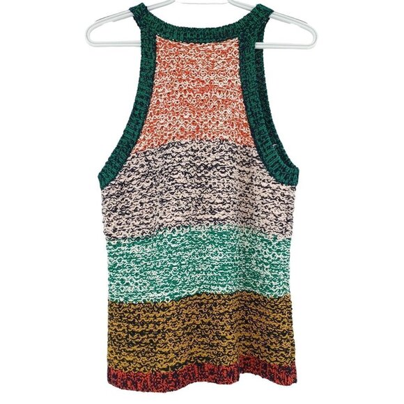 Anthropologie Maeve Harmony Sweater Tank Women's M Colorblock Stripes Knit - Picture 2 of 9